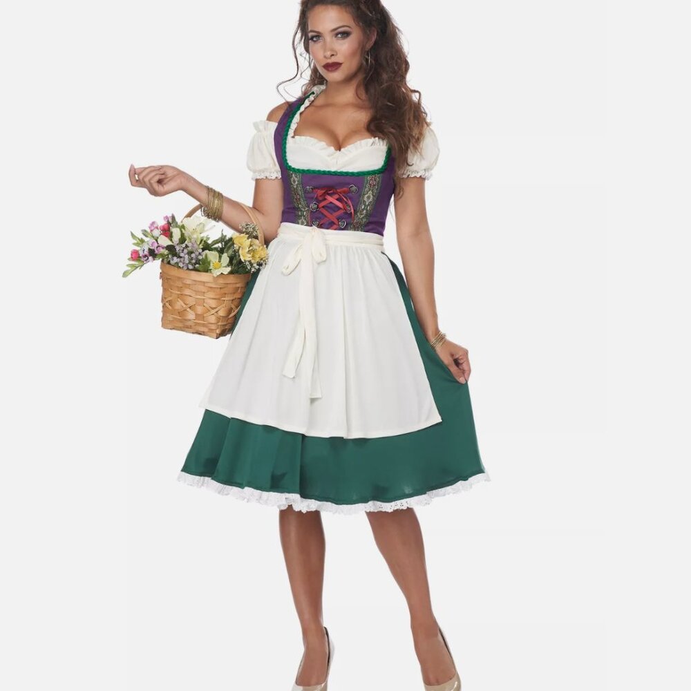 Oktoberfest CaliforniaAdult Bavarian Beer Maid - Picture 2 of 5